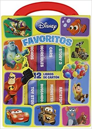FAVORITOS DISNEY-12 LIBROS DE CARTON