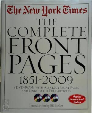 THE NEW YORK TIMES THE COMPLETE FRONT PAGES 1851- 2009