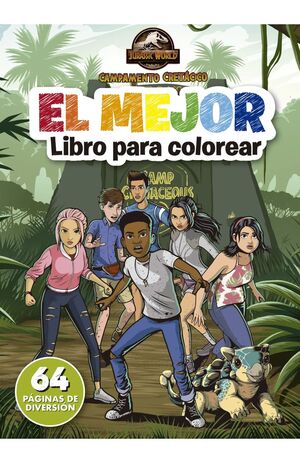 CAMPAMENTO CRETÁCICO. EL MEJOR LIBRO PARA COLOREAR