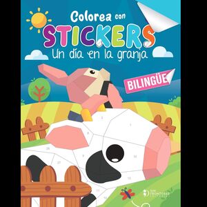 COLOREA CON STICKERS GRANJA