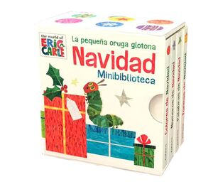 PEQUENA ORUGA GLOTONA NAVIDAD MINIBIBLIOTECA 4T TD