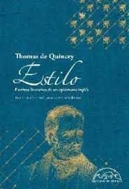 ESTILO. ESCRITOS LITERARIOS DE UN OPIOMANO INGLES