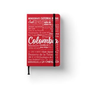 NOTEBOOK COLOMBIA ROJO