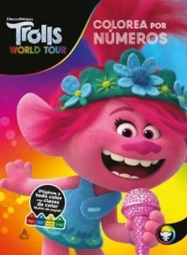 TROLLS WT COLOREA CON NUMEROS