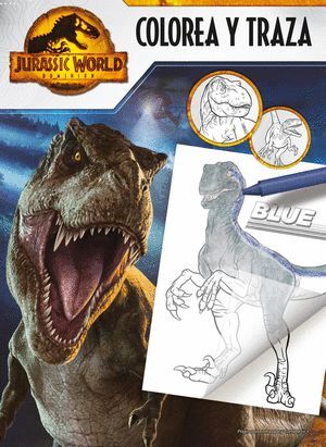 JURASSIC WORLD DOMINION COLOREA Y TRAZA