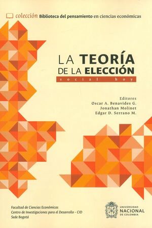 LA TEORÍA DE LA ELECCIÓN SOCIAL HOY