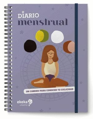 DIARIO MENSTRUAL UN CAMINO PARA CONOCER TU CICLICIDAD TAPA AZUL