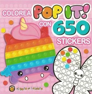 COLOREA POP IT CON 650 STICKERS
